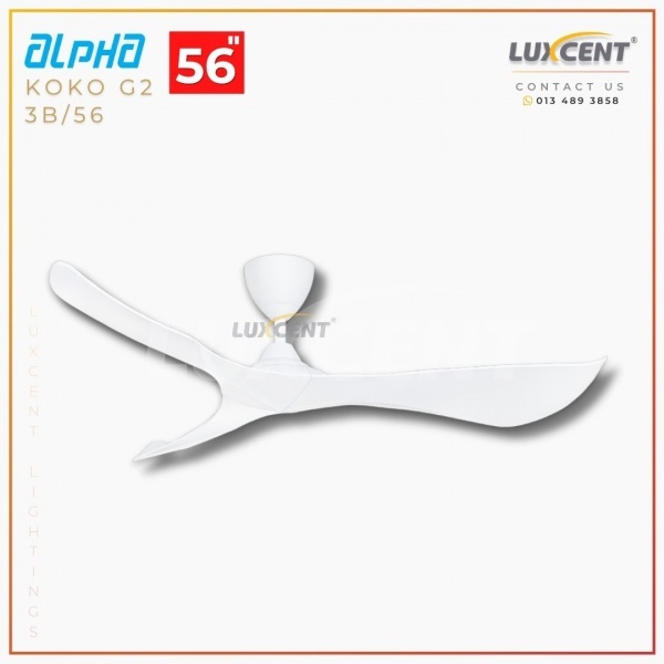 Alpha Koko G2 (Matte White) 56"