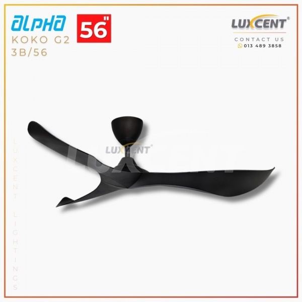 Alpha Koko G2 (Matte Black) 56"