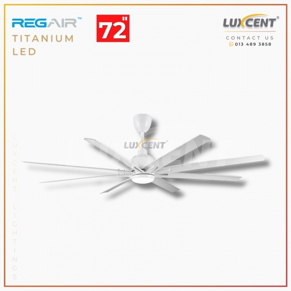 Regair Titanium LED (Matt White) 72"