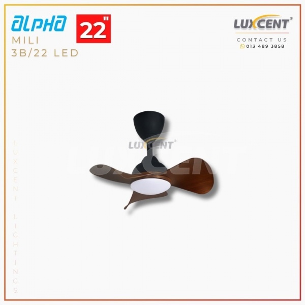 Alpha Mili LED (Walnut  Matt Black) 22