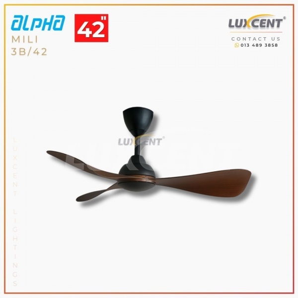 Alpha Mili (Walnut  Matt Black) 42