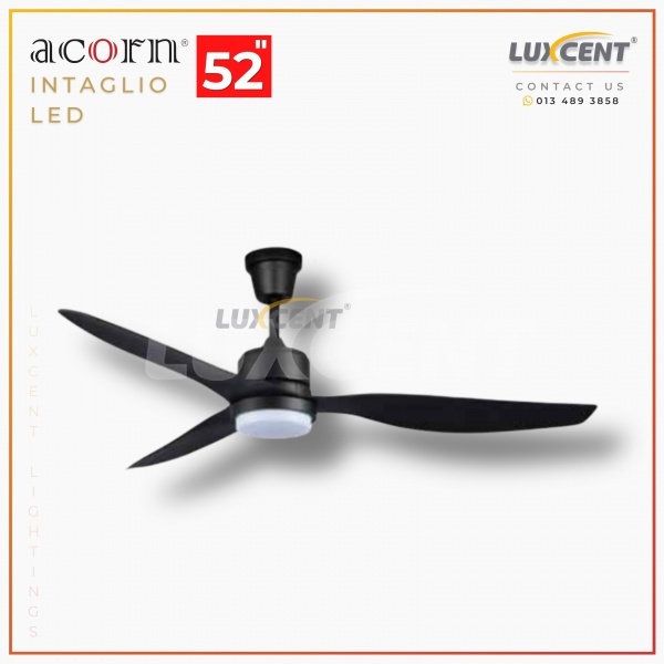 Acorn Intaglio LED (Matt Black) 52