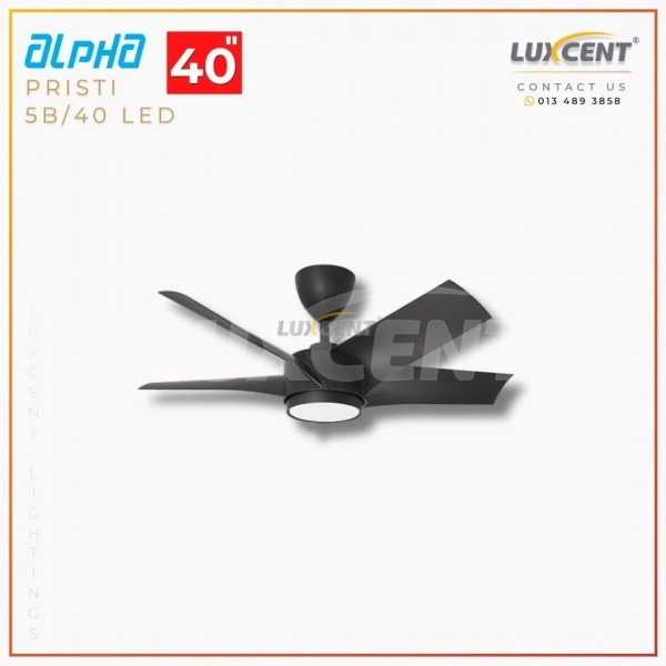 Alpha Pristi LED (Matt Black) 40