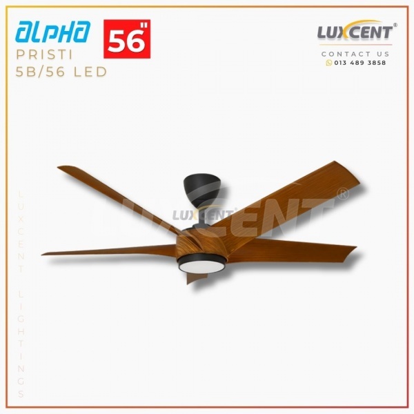 Alpha Pristi LED (Walnut  Matt Black) 56