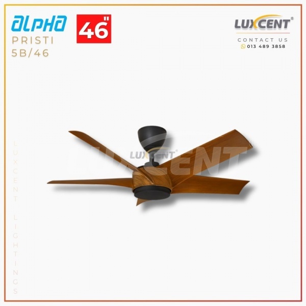 Alpha Pristi (Walnut  Matt Black) 46