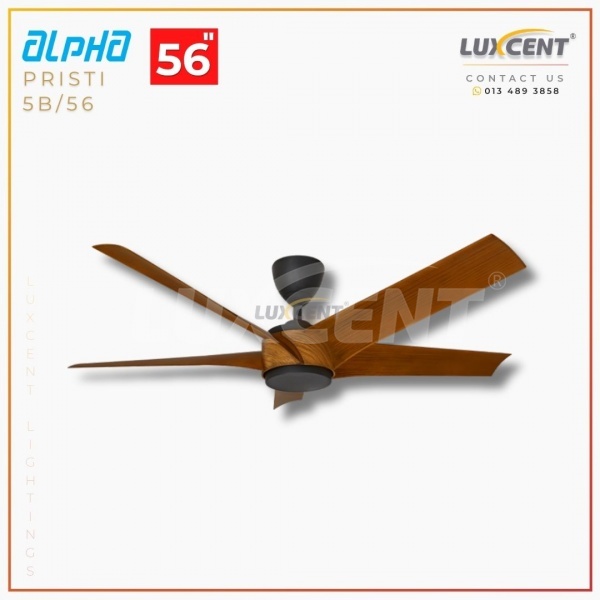 Alpha Pristi (Walnut  Matt Black) 56
