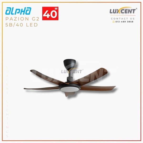 Alpha Pazion G2 LED (Walnut  Matt Black) 40