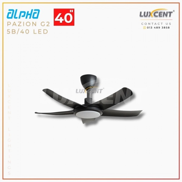 Alpha Pazion G2 LED (Matt Black) 40