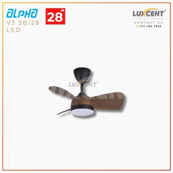 Alpha V3 LED (Walnut  Matt Black) 28