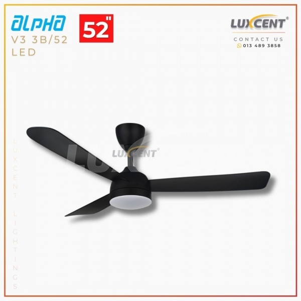 Alpha V3 LED (Matt Black) 52