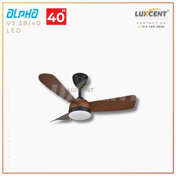 Alpha V3 LED (Walnut  Matt Black) 40