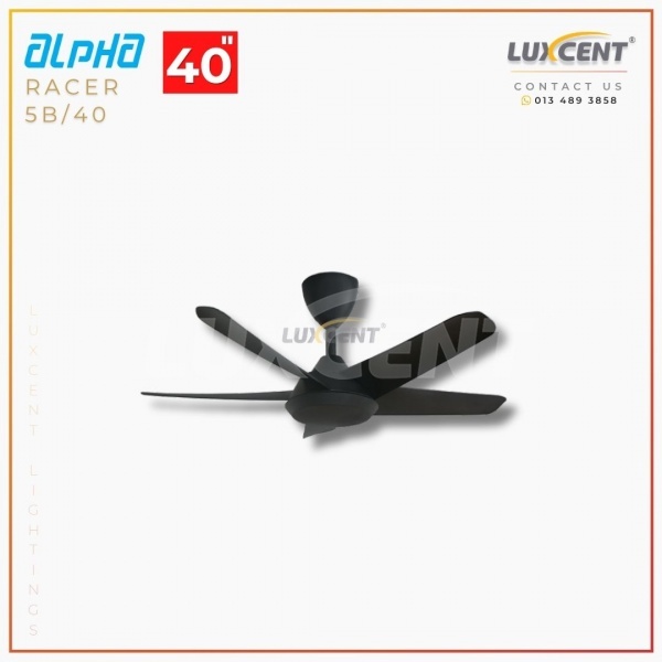 Alpha Racer (Matt Black) 40"