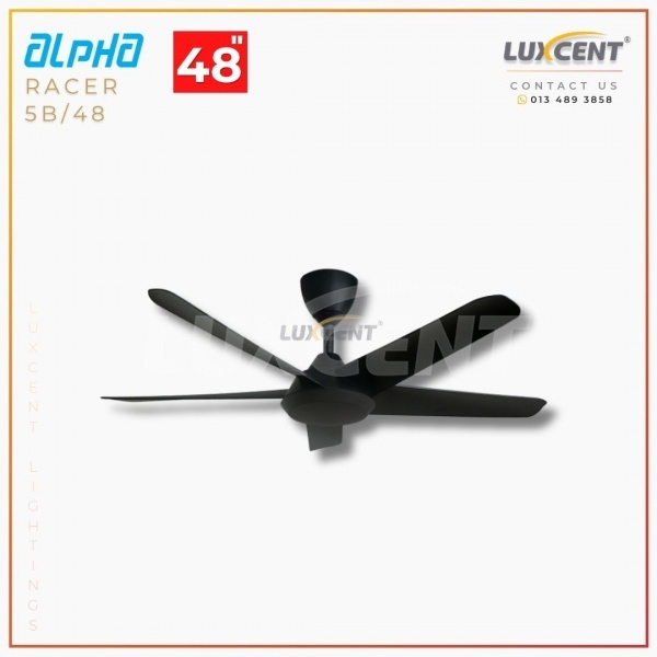 Alpha Racer (Matt Black) 48"