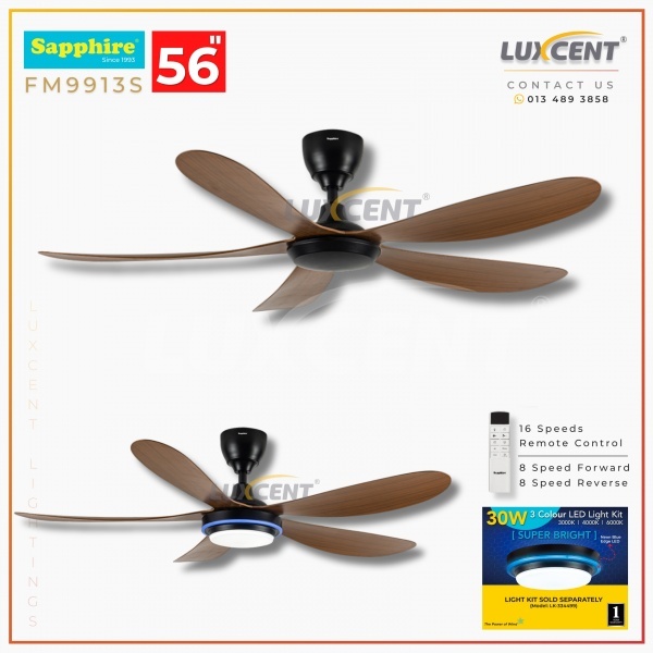 Sapphire FM-9913S-DC 56" (Dark Wood Bronze)