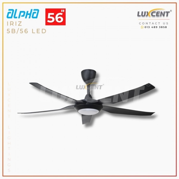 Alpha Iriz LED (Matt Black) 56