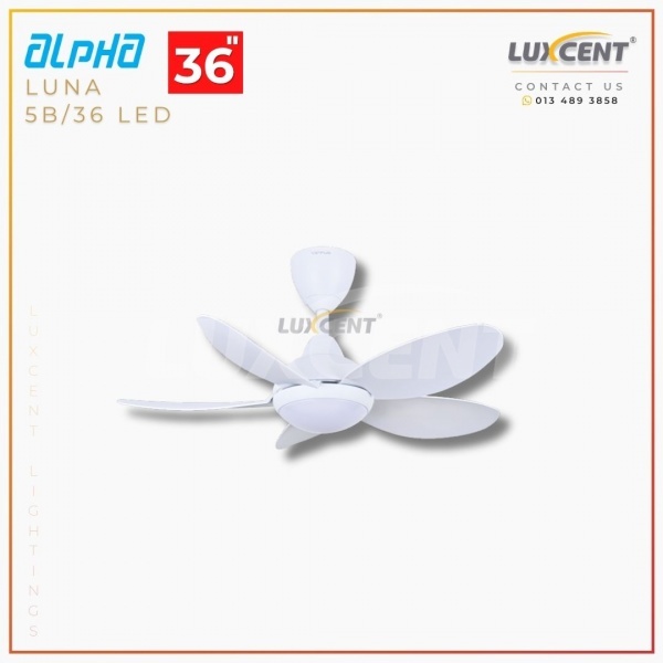 Alpha Luna LED (Matt White) 36"