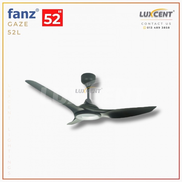 Fanz Gaze LED (Matt Black) 52