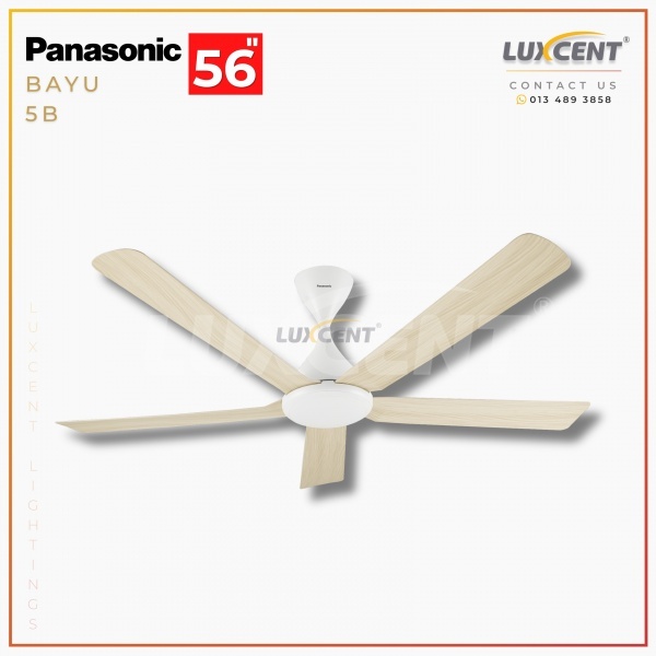 Panasonic Bayu (Light Oak) 5 Blade 56"