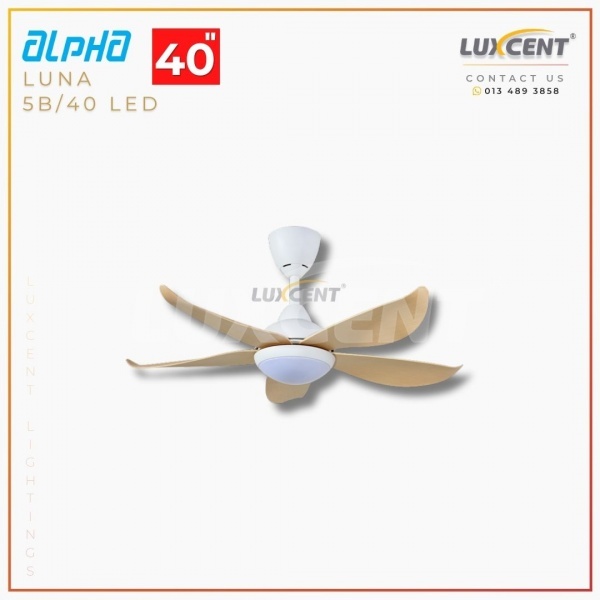 Alpha Luna LED (Maple / Matt White) 40"