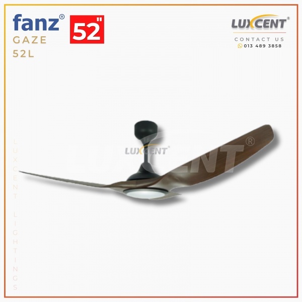 Fanz Gaze LED (Dark Oak) 52