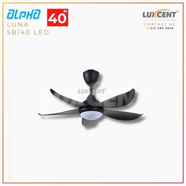 Alpha Luna LED (Matt Black) 40