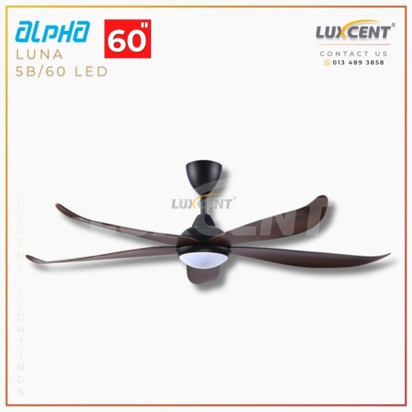 Alpha Luna LED (Walnut  Matt Black) 60