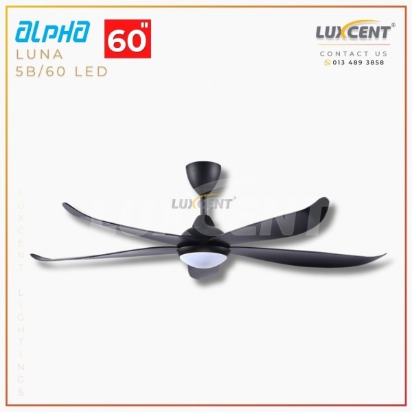 Alpha Luna LED (Matt Black) 60