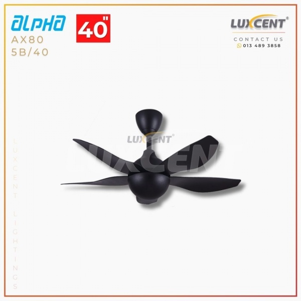Alpha AX80 (Matt Black) 40