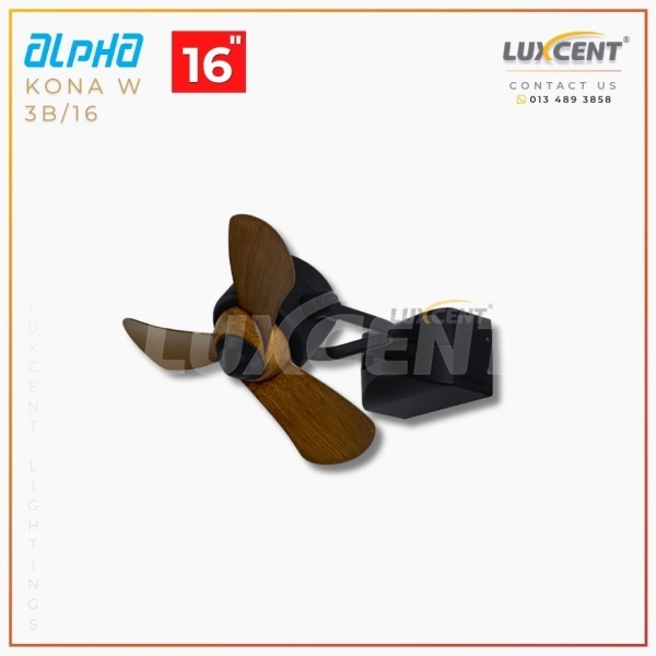 Alpha Kona Wall (Walnut  Matt Black) 16