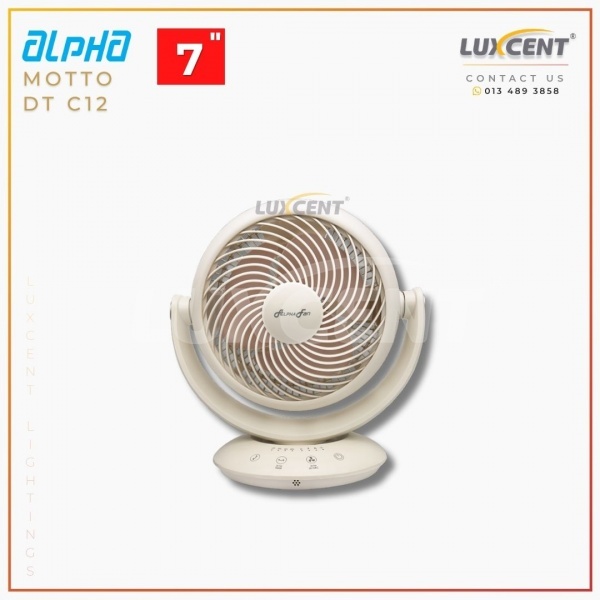 Alpha Motto Table Fan C12 (Latte) 7