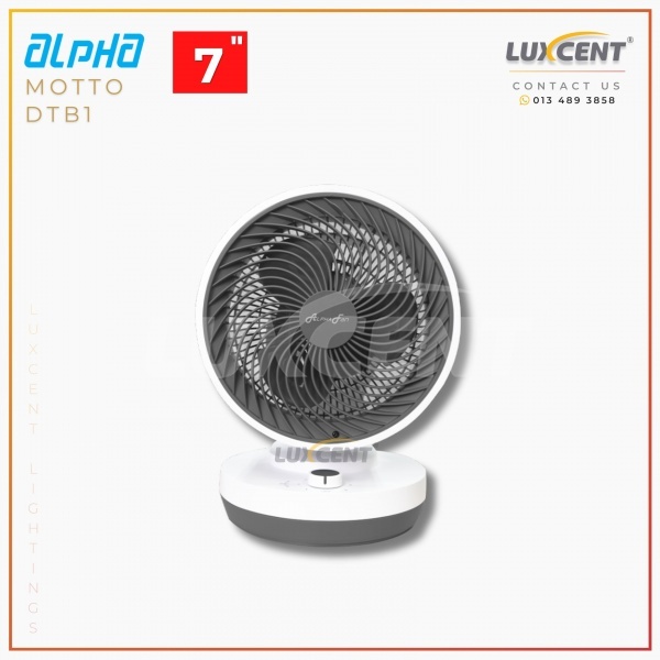 Alpha Motto Table Fan DTB1 (White) 