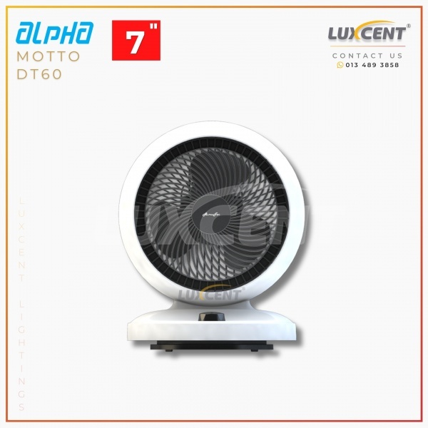 Alpha Motto Table Fan DT60 (White) 
