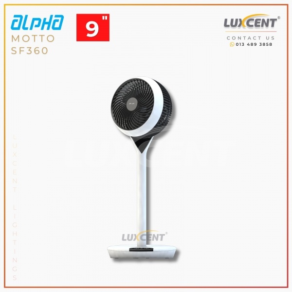 Alpha Motto Stand Fan SF360 (White) 9