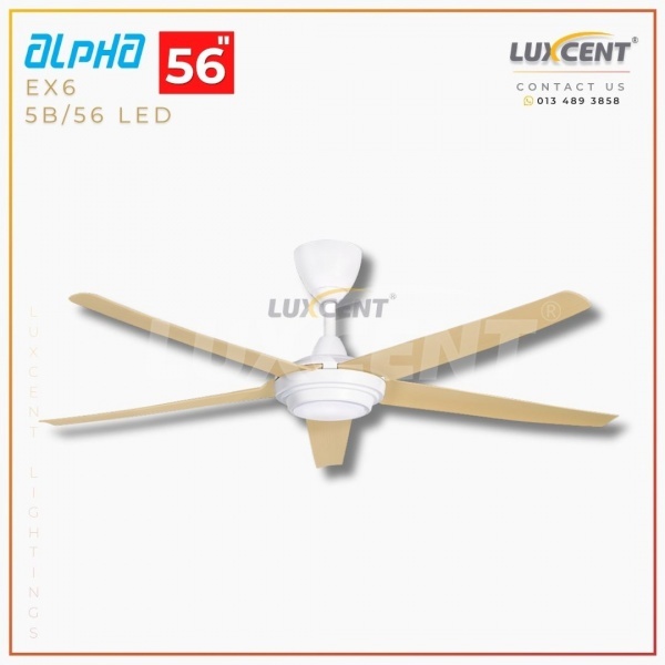 Alpha EX6 LED (Maple / Matt White) 56"