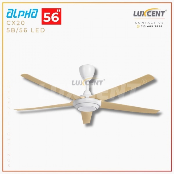 Alpha CX20 LED (Maple / Matt White) 56"
