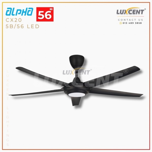 Alpha CX20 LED (Matt Black) 56