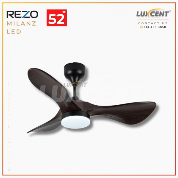 Rezo Milanz LED (Dark Wood) 52