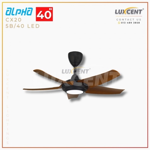 Alpha CX20 LED (Walnut  Matt Black) 40