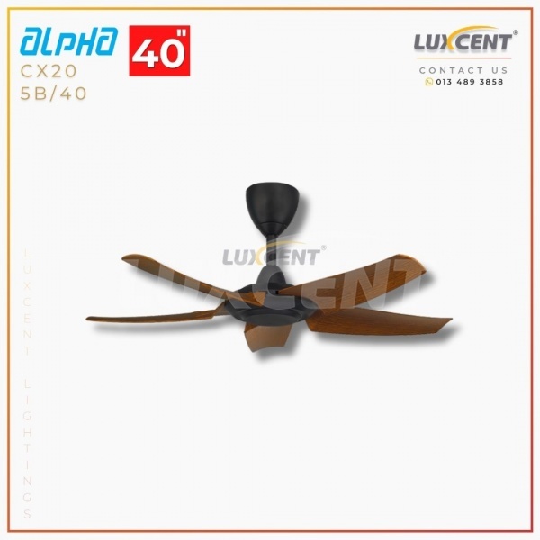 Alpha CX20 (Walnut  Matt Black) 40"