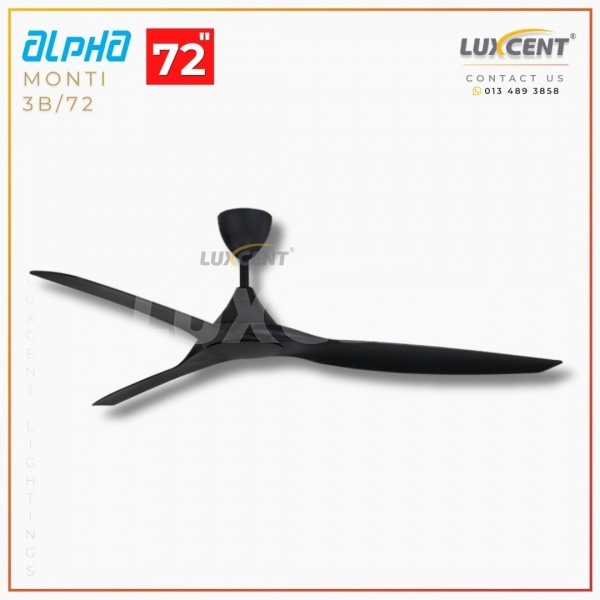 Alpha Monti (Matt Black) 72"